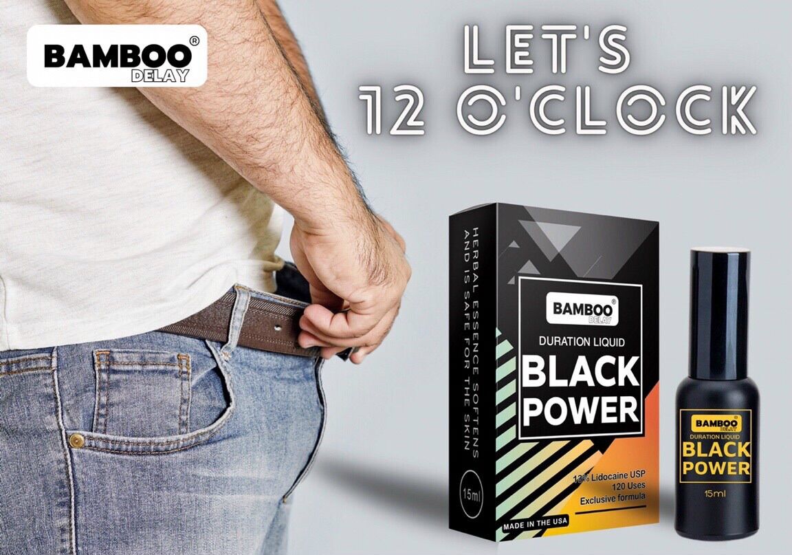 Chai xịt kéo dài thời gian quan hệ cho nam giới black