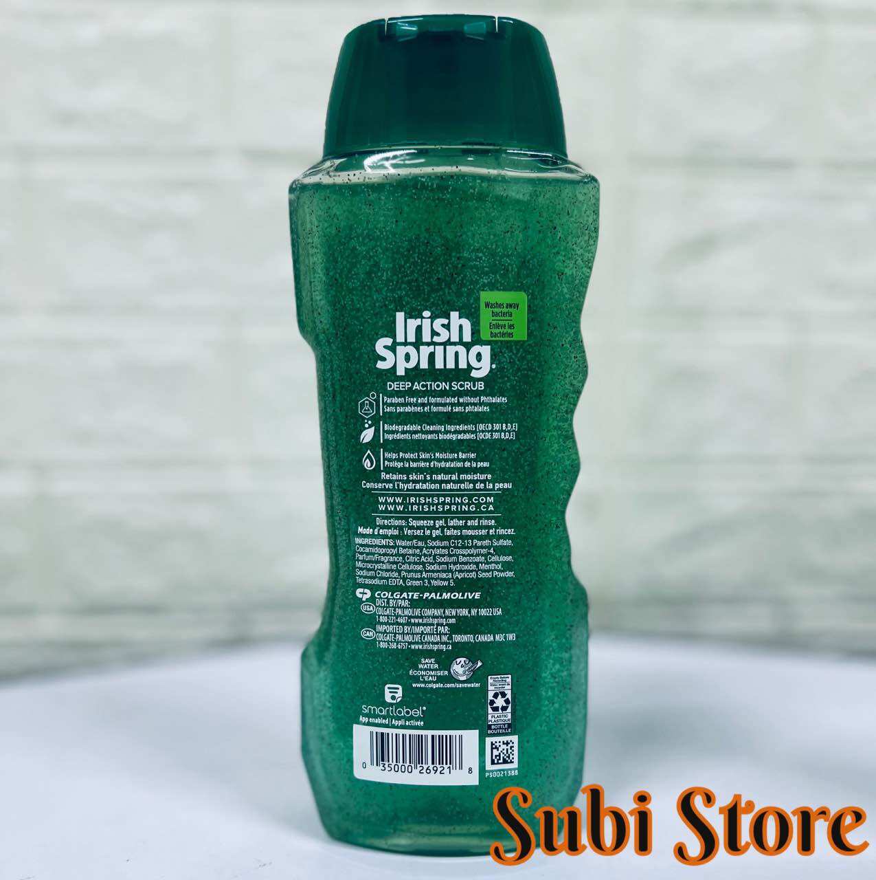 SỮA TẮM GỘI CHO NAM IRISH SPRING MỸ 532ml