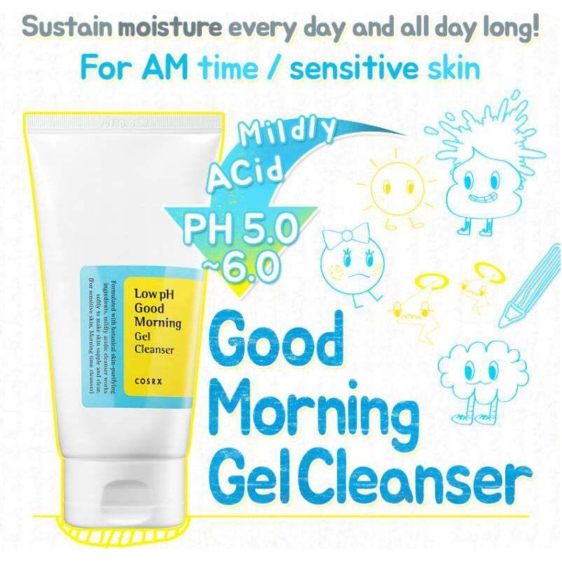 Sữa Rửa Mặt COSRX Low PH Good Morning Gel Cleanser