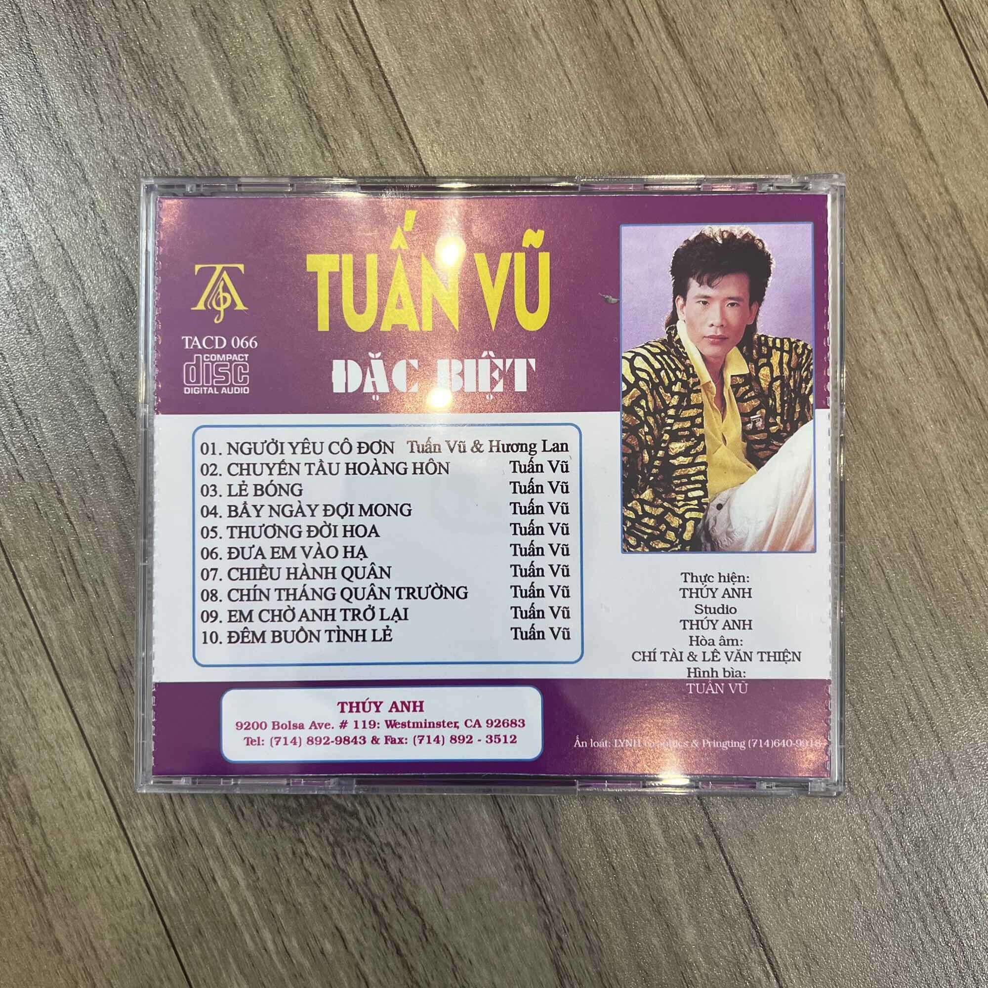 Đĩa CD Tuấn Vũ đặc biệt
