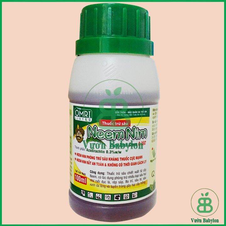 CHẾ PHẨM TRỪ SÂU SINH HỌC NEEMNIN  ẤN ĐỘ