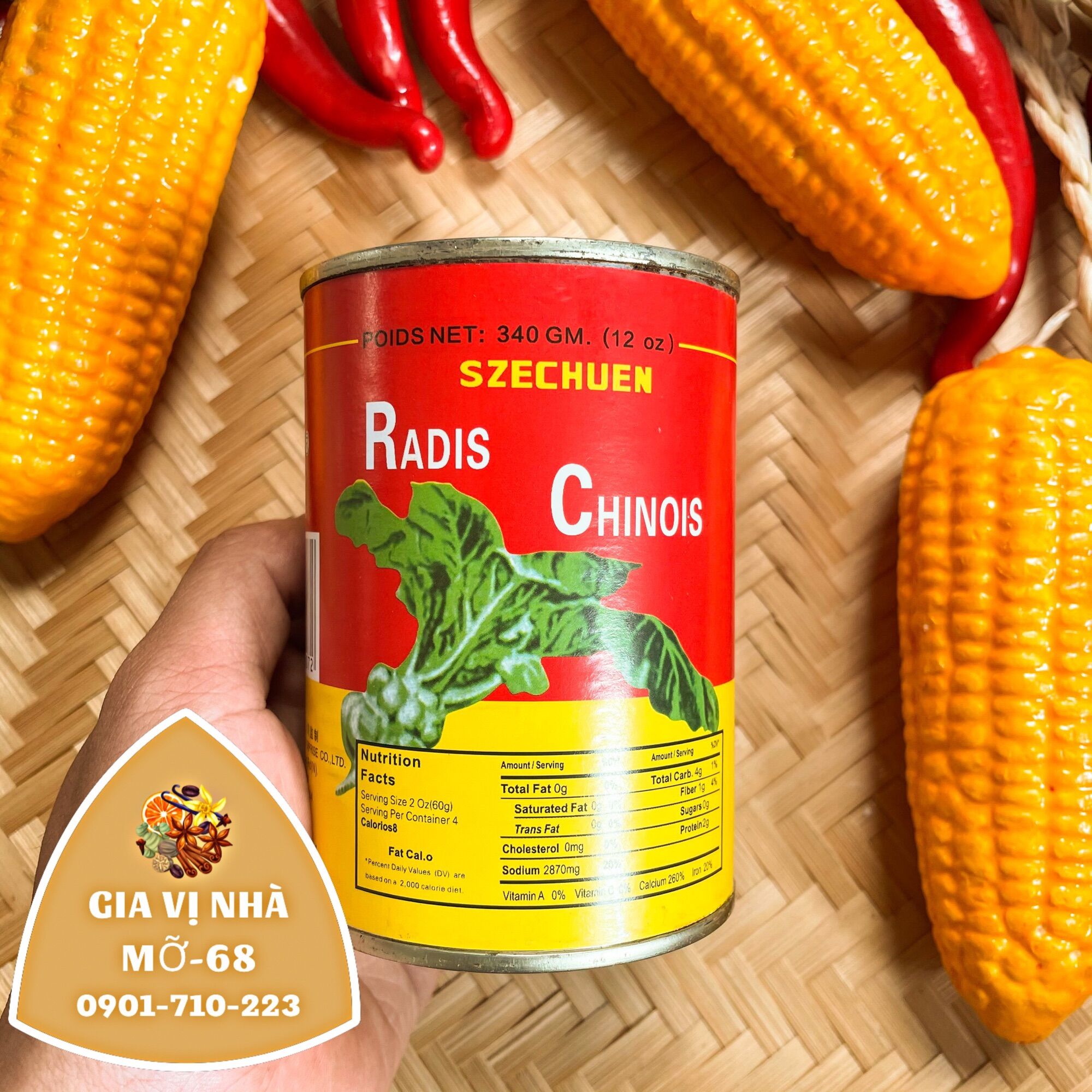Cải tứ xuyên 340gr