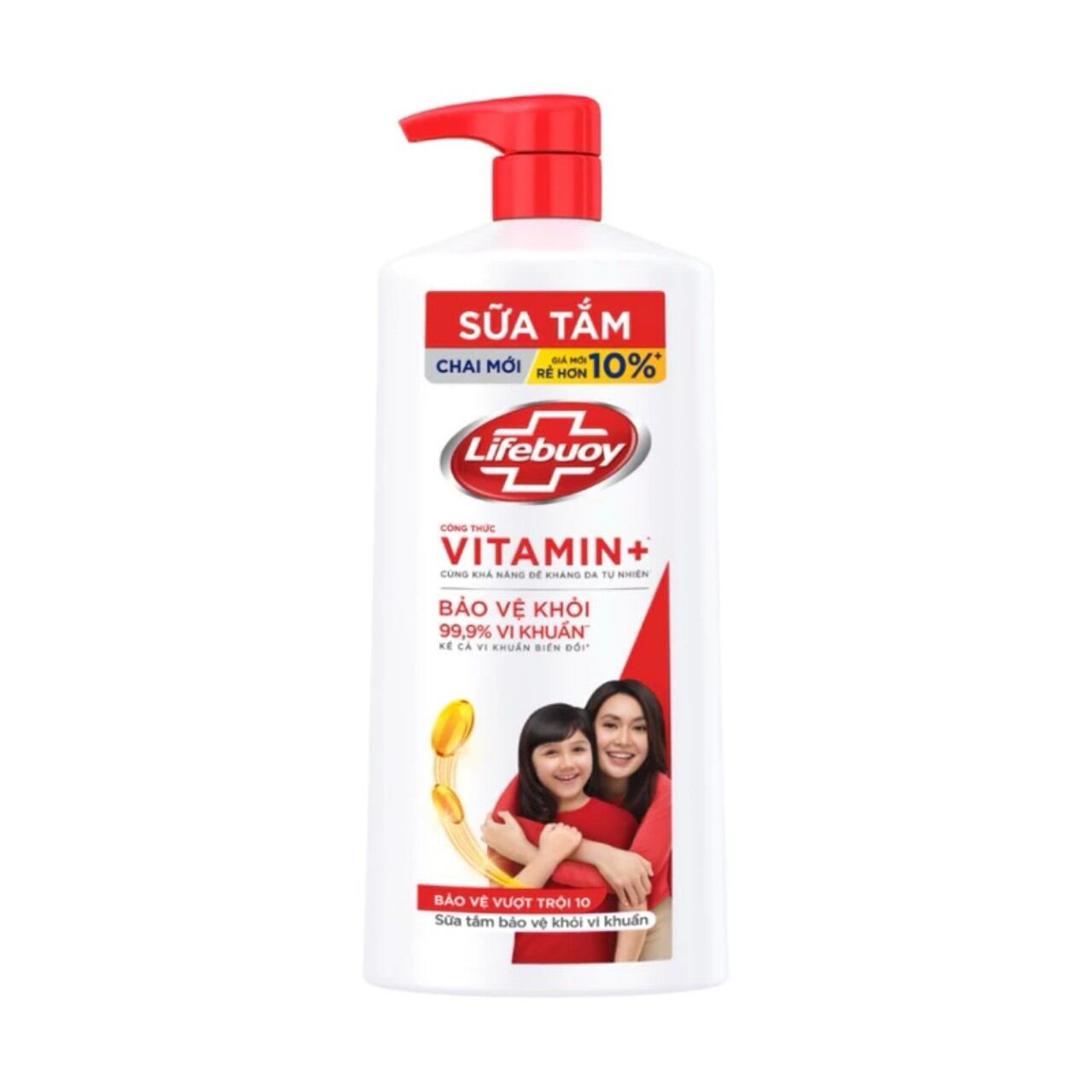 Milk Bath lifebuoy mint green 800g