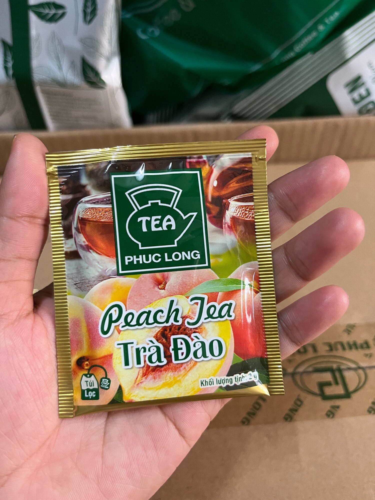 Trà Đào Túi Lọc Phúc Long 25 tép 2g