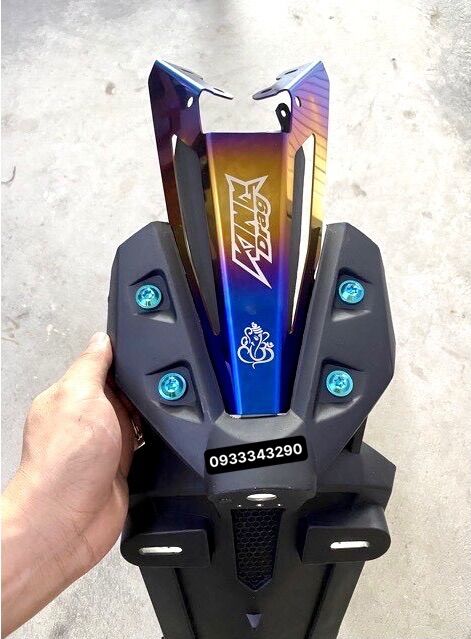 ỐP DÈ SAU KING DRAG TITAN CHO EX 150 (CHƯA CÓ ĐUOI DÈ VÀ ỐC TITAN)
