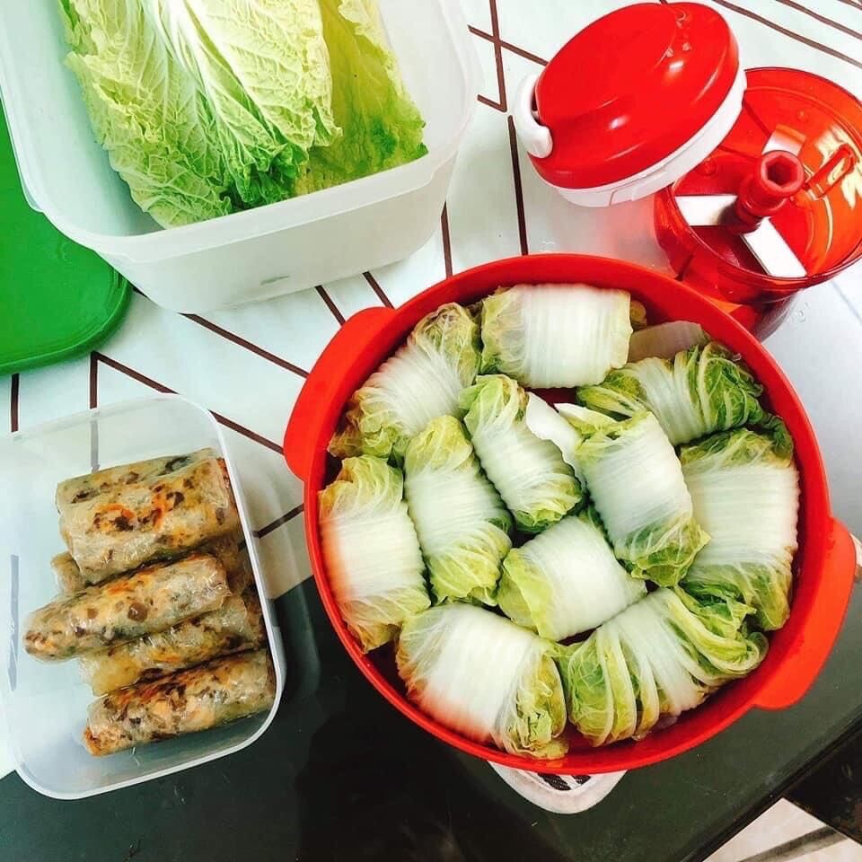 Xửng hấp 2 tầng Tupperware