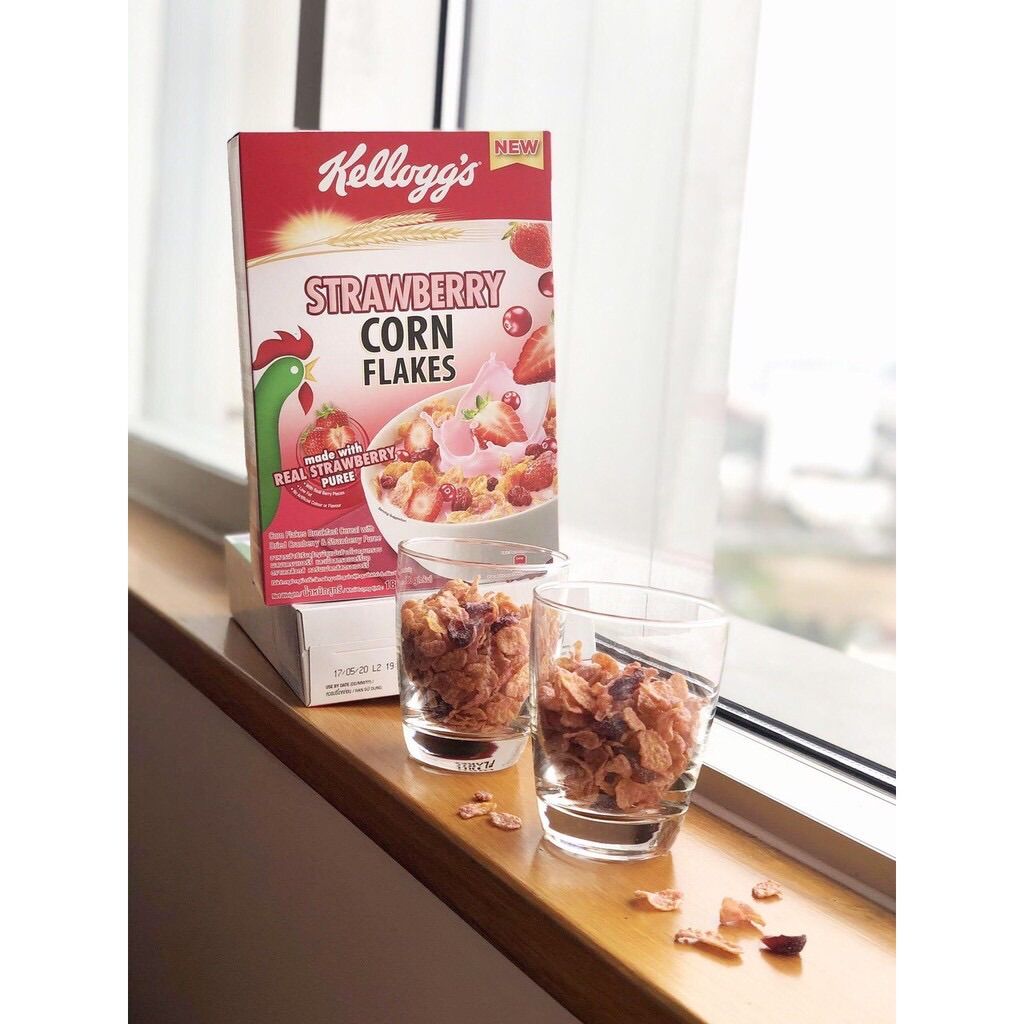 Ngũ Cốc Ăn Sáng Kellogg's Corn Flakes Strawberry 180g