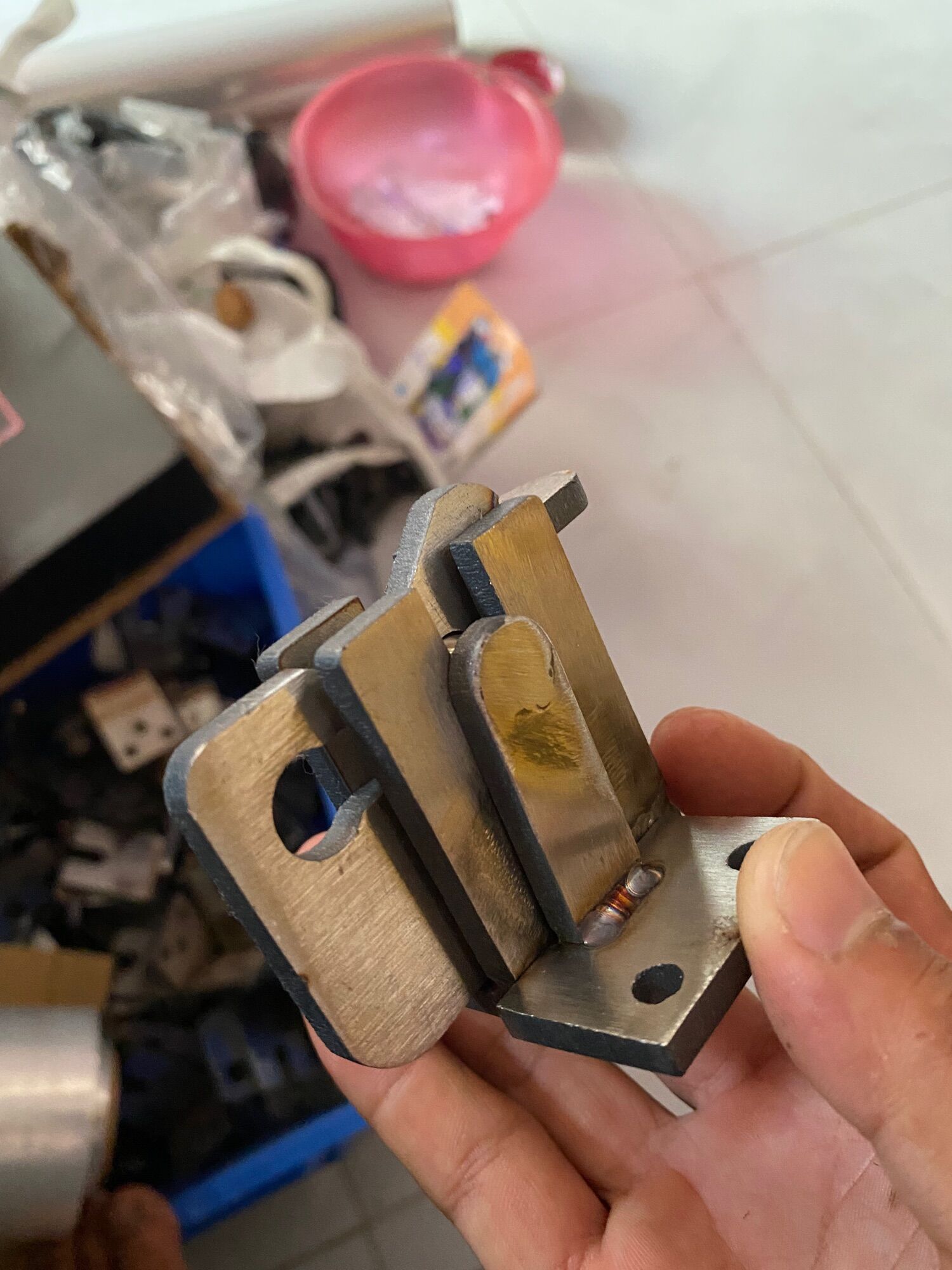 Chôt Khoá tự động "3Phong"  inox Inox