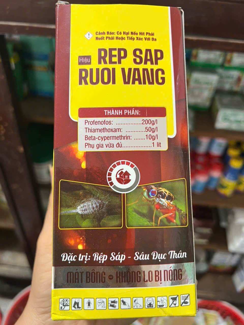 RỆP SÁP RUỒI VÀNG chai 450ml đặc trị rệp sáp- sâu đục thân