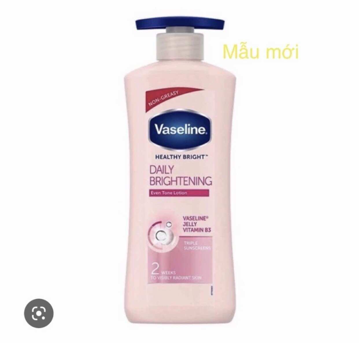 Dưỡng thể vaseline trắng da toàn thân chai Hồng đại 725ml