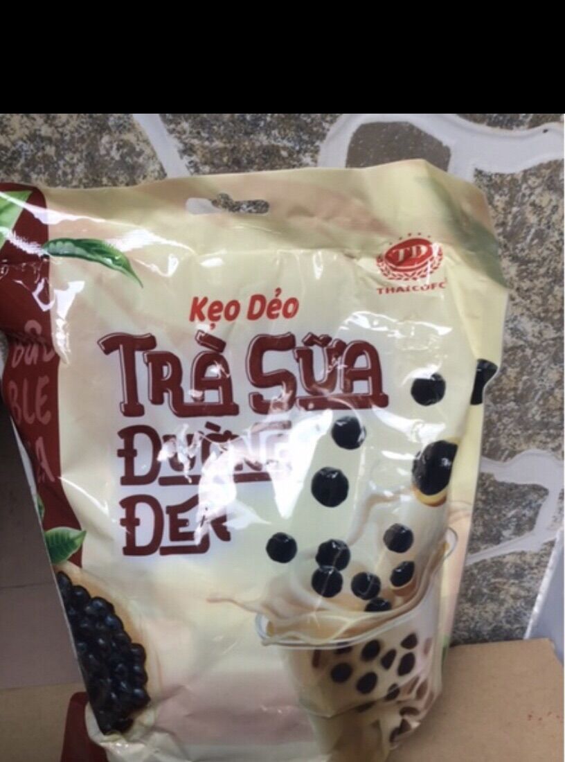 Gói 300g kẹo trà sữa trân châu đường đen