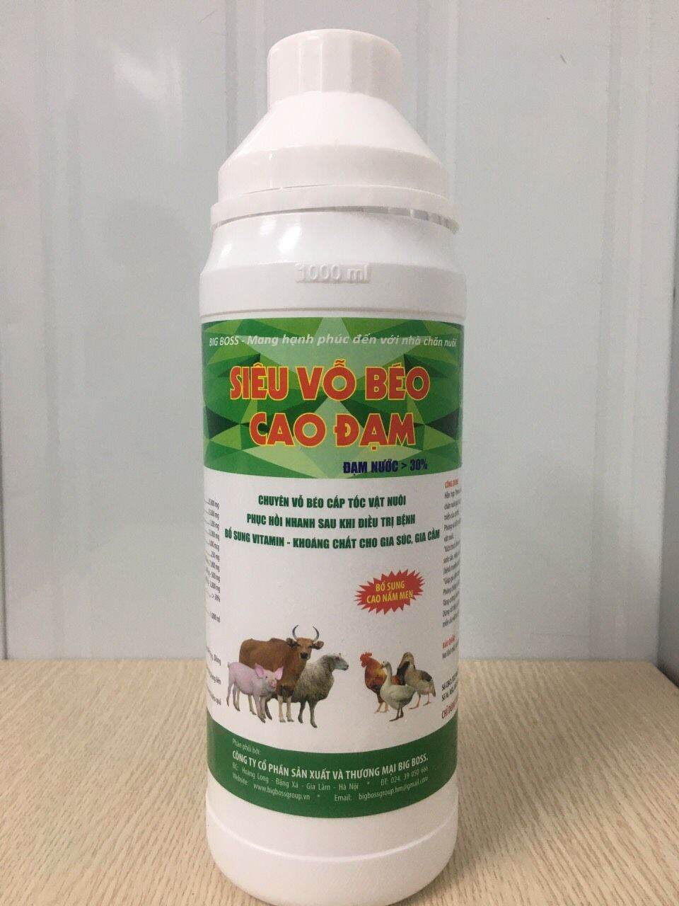 Siêu vỗ béo cao đạm cho các vật nuôi 1lít