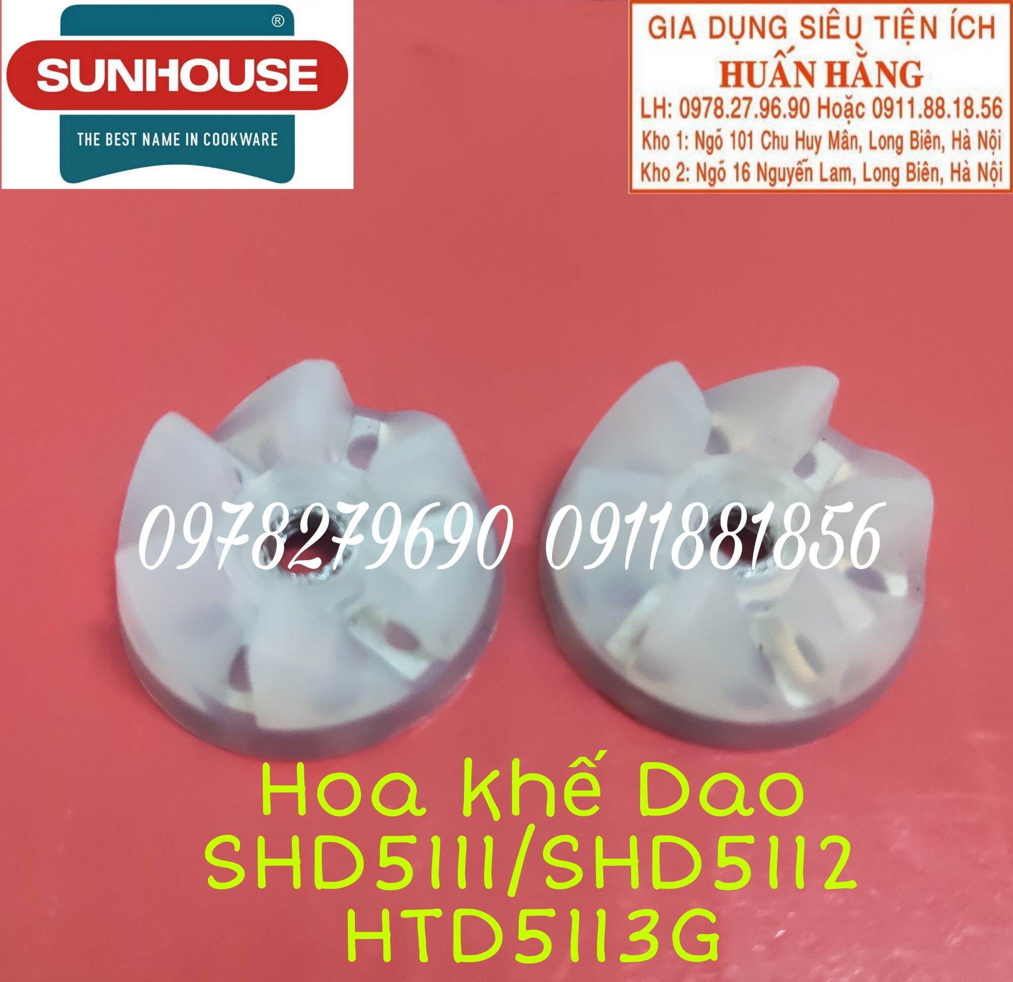 Một Bộ HOA KHẾ Máy xay sinh tố SUNHOUSE SHD5112 SHD5111 HTD5113G. 