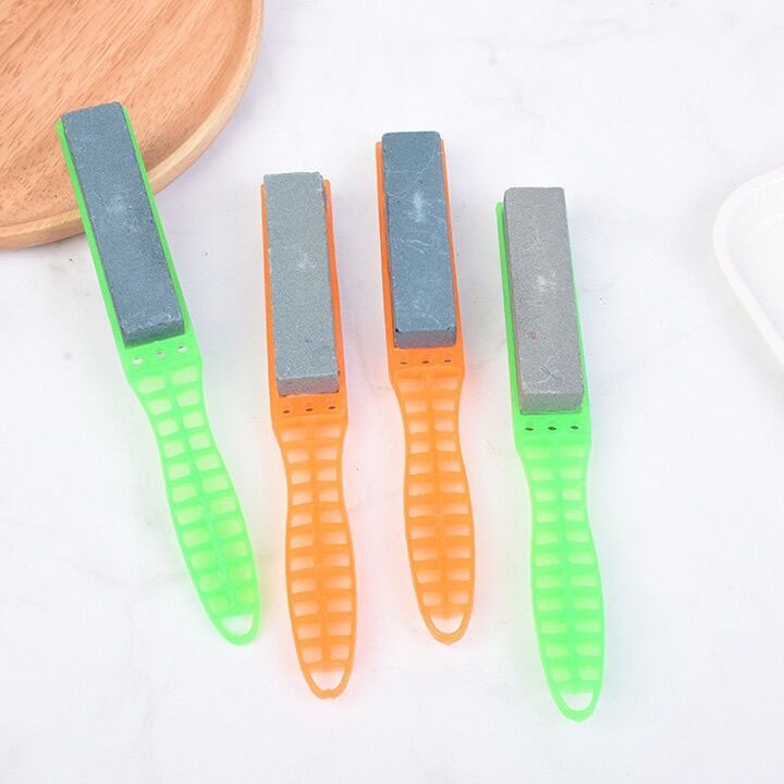 Đá mài dao 2 mặt có tay cầm tiện lợi