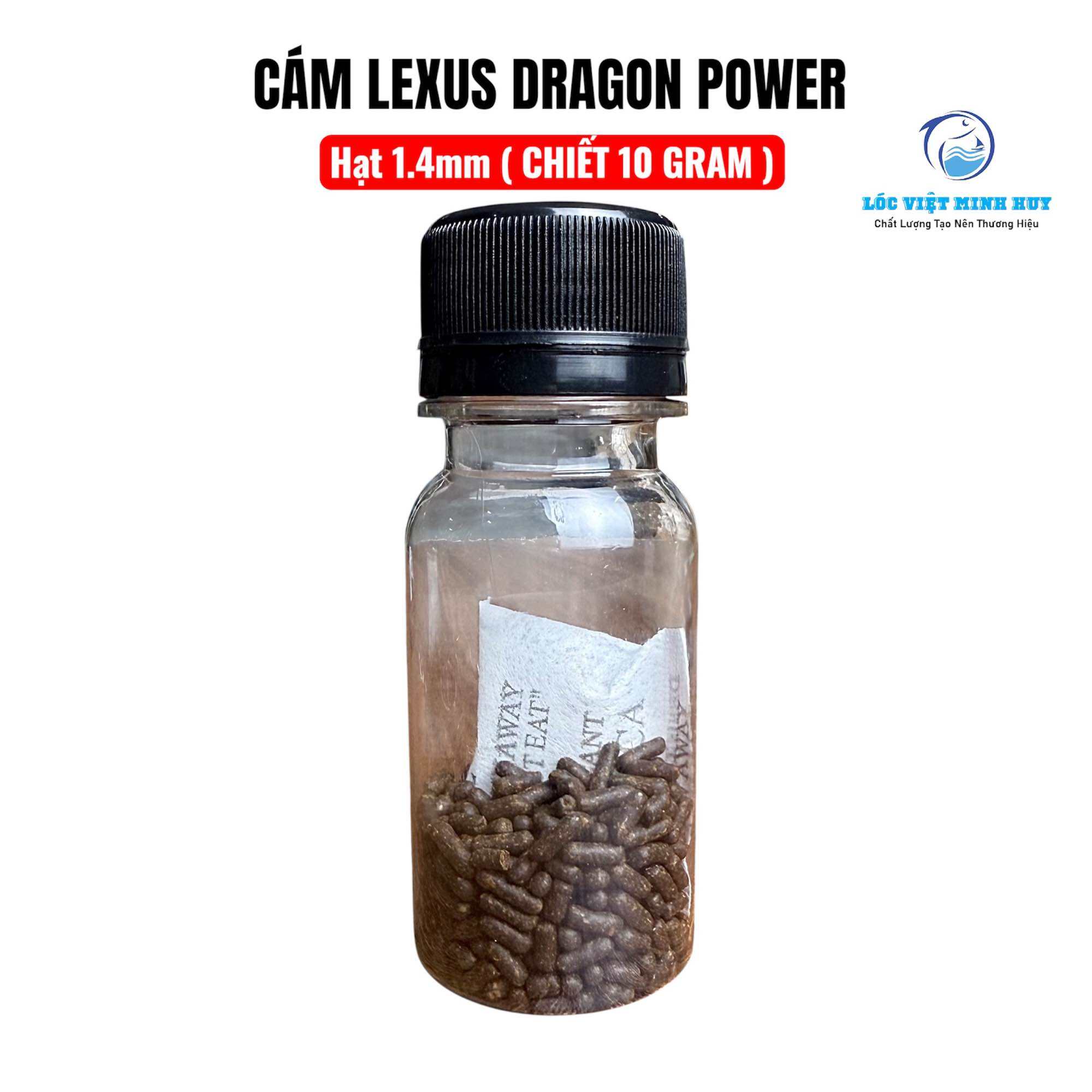 Cám Lexus Dragon Power Thức ăn cao cấp cho cá lóc vảy Rồng-Hỗ Trợ Màu viền vảy vượt trội…