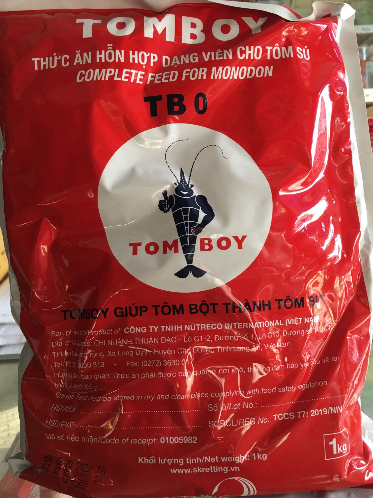 500gam Cám Tomboy số 0 cho cá betta, cá cảnh nhỏ