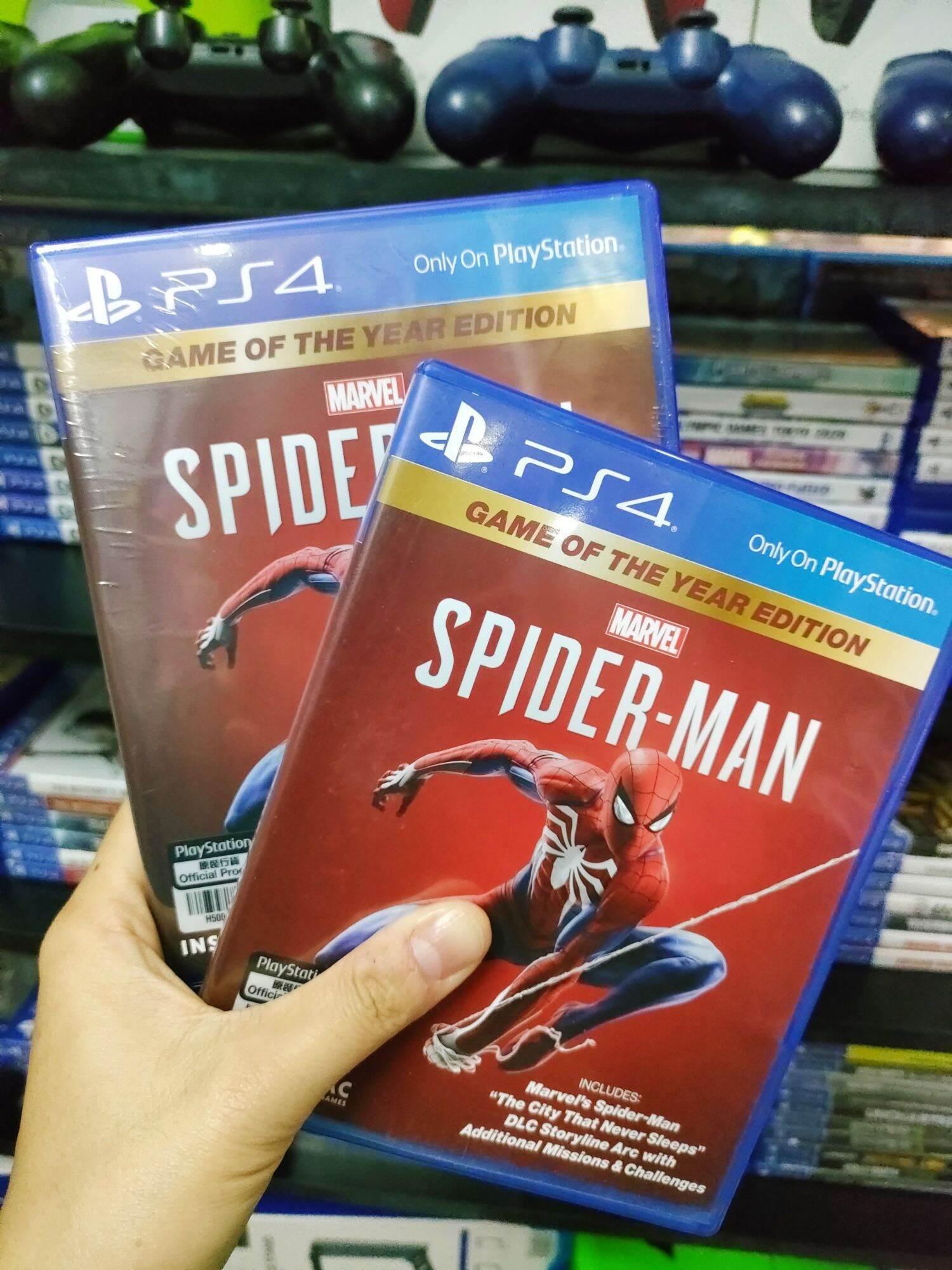 Đĩa game ps4 | spider-man game of the year spiderman