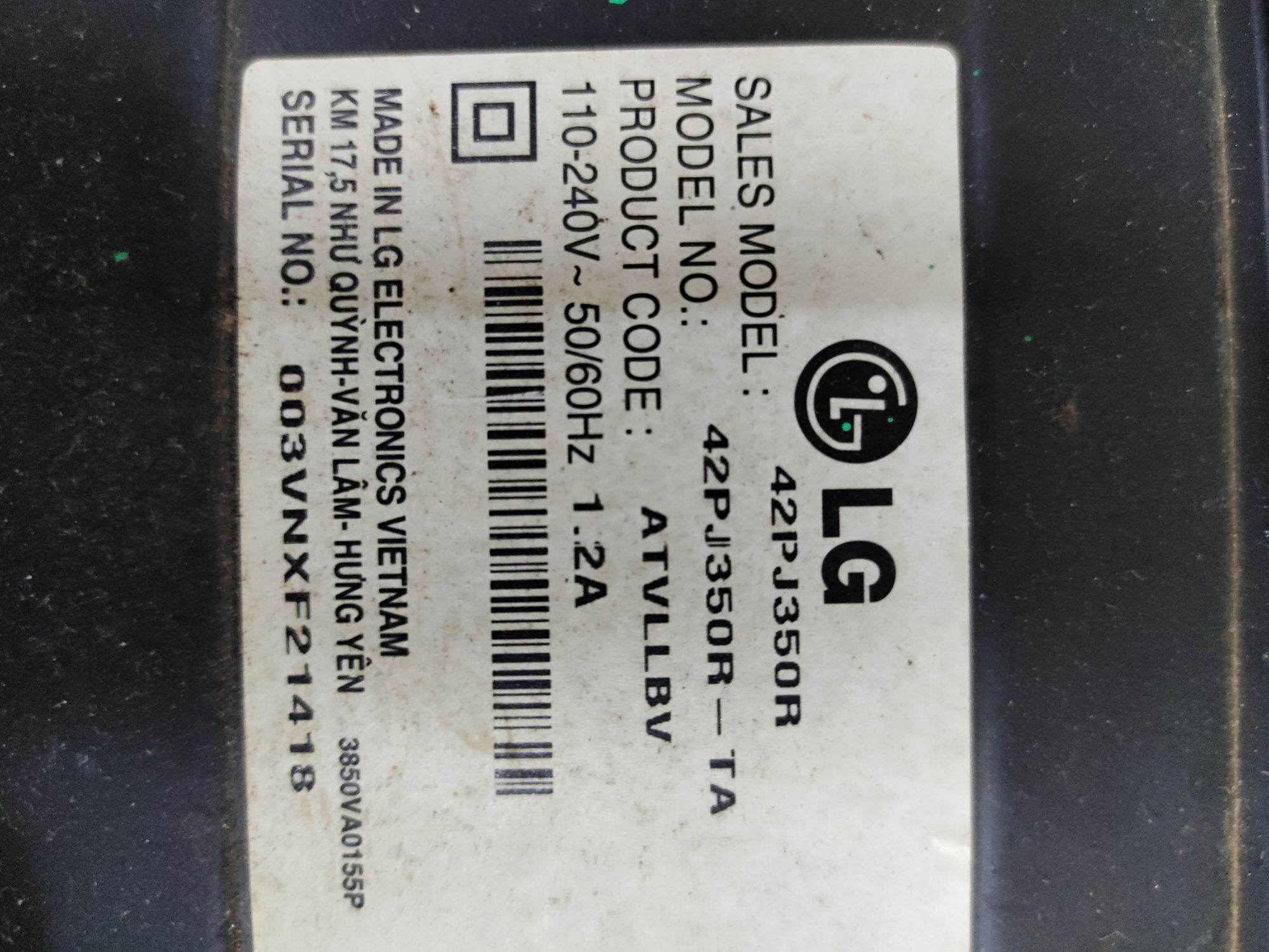 Bo mạch tivi LG 42PJ350R