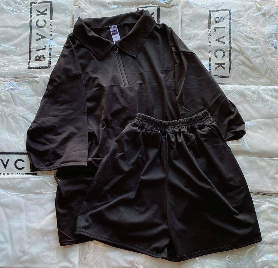 Set bộ thun đùi nữ free size dưới 55kg
