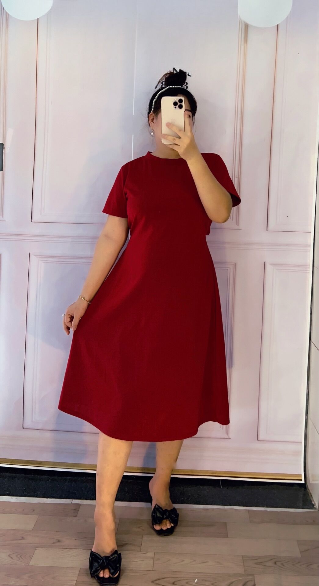Đầm hở lưng bigsize 60kg đến 95kg