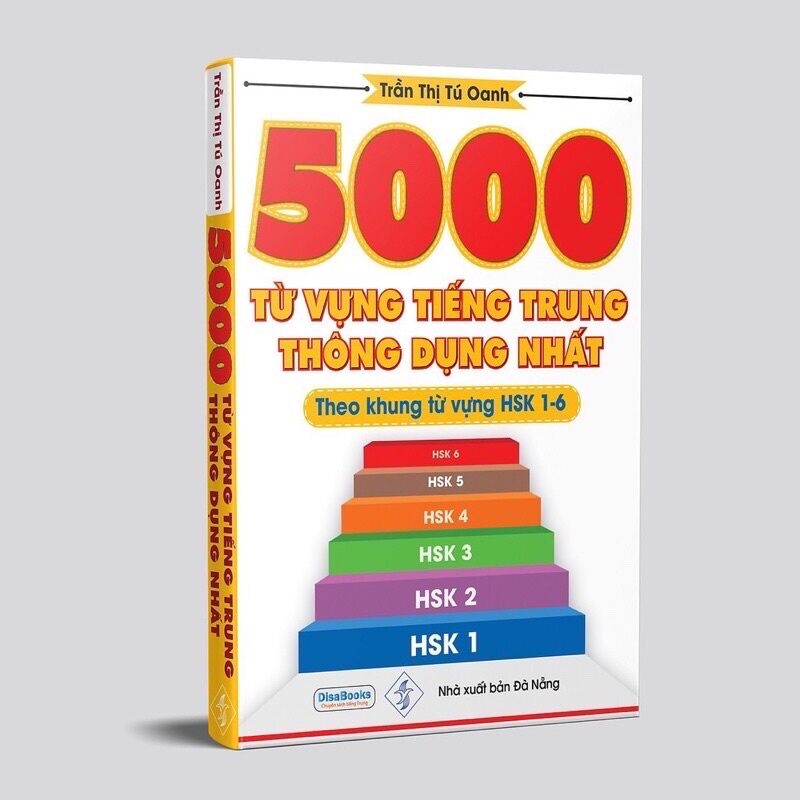 Sách 5000 từ vựng tiếng trung thông dụng từ hsk 1- hsk 6