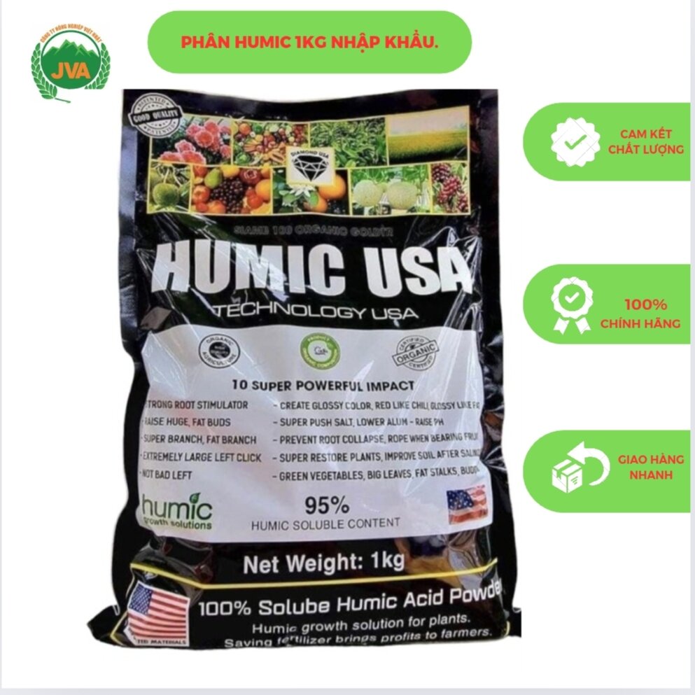 Phân humic usa 1kg nhập khẩu chính hãng