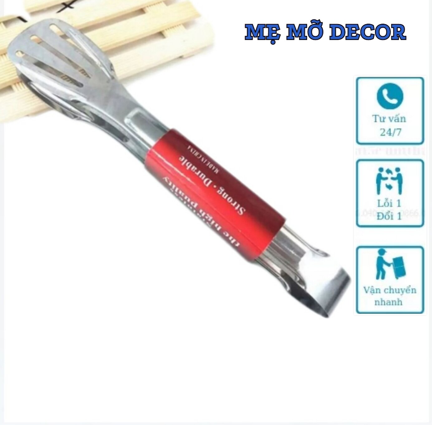 Kẹp gắp thức ăn, đồ nướng, chiên rán inox