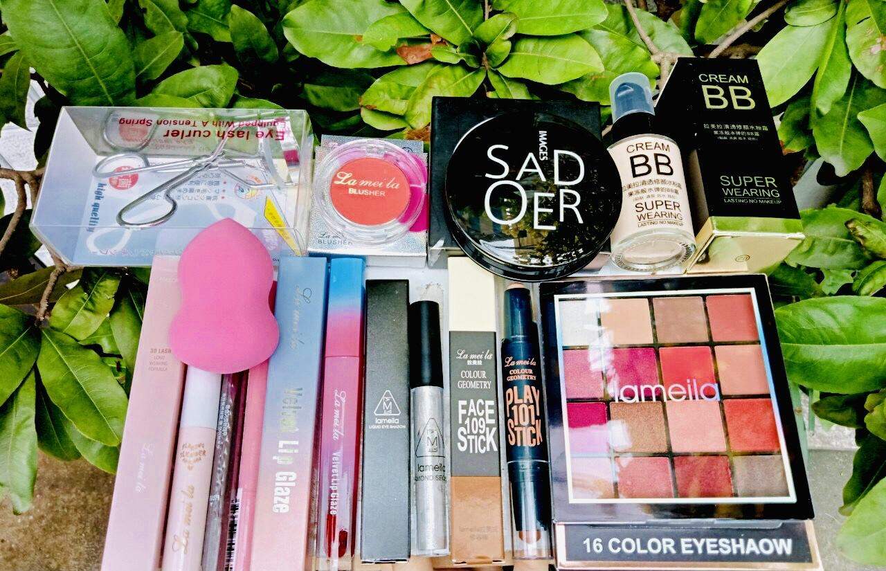 Bộ 12 sản phẩm makeup cá nhân/ trang điểm mặt