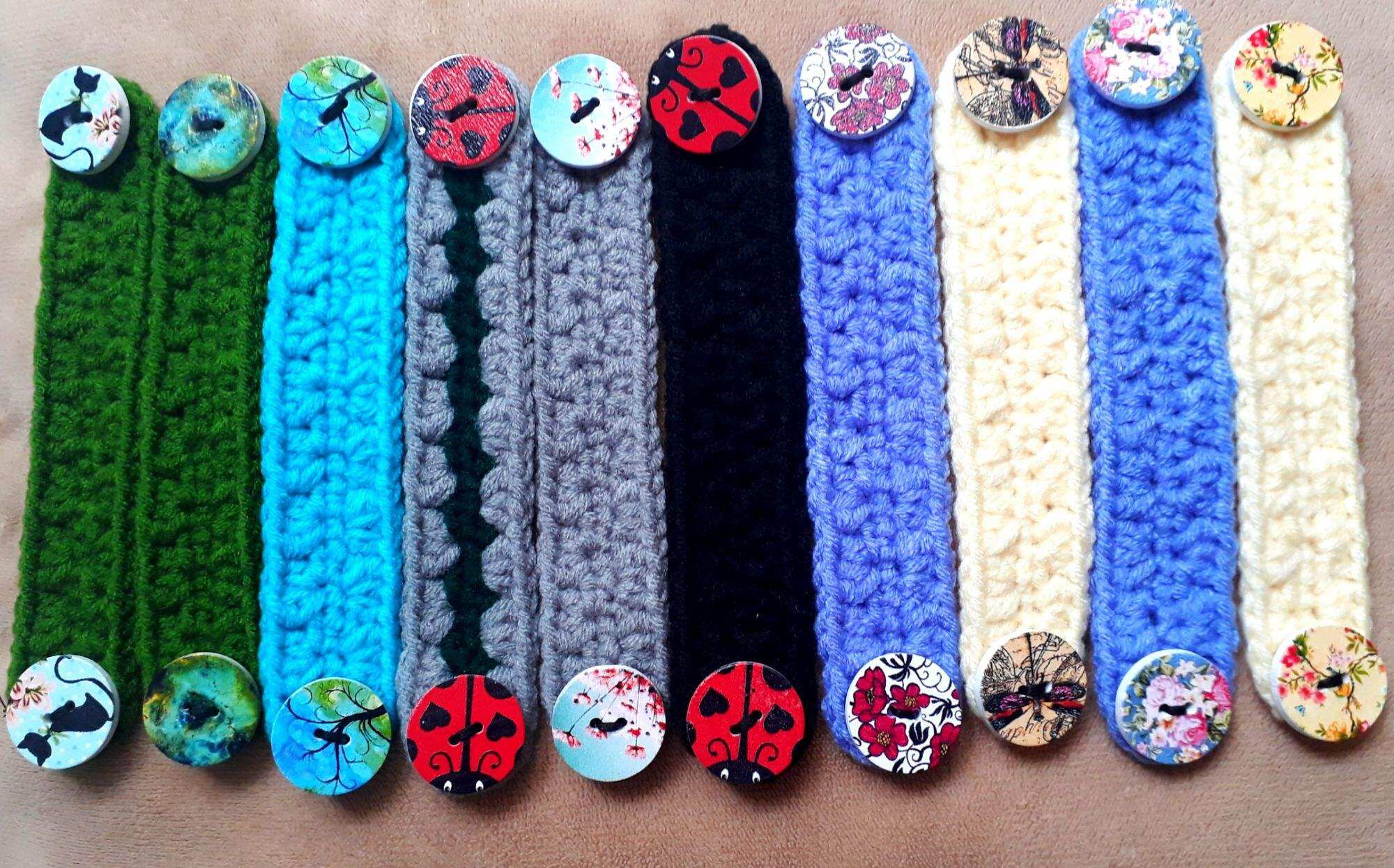 Combo 10 tai giả đeo khẩu trang bằng len