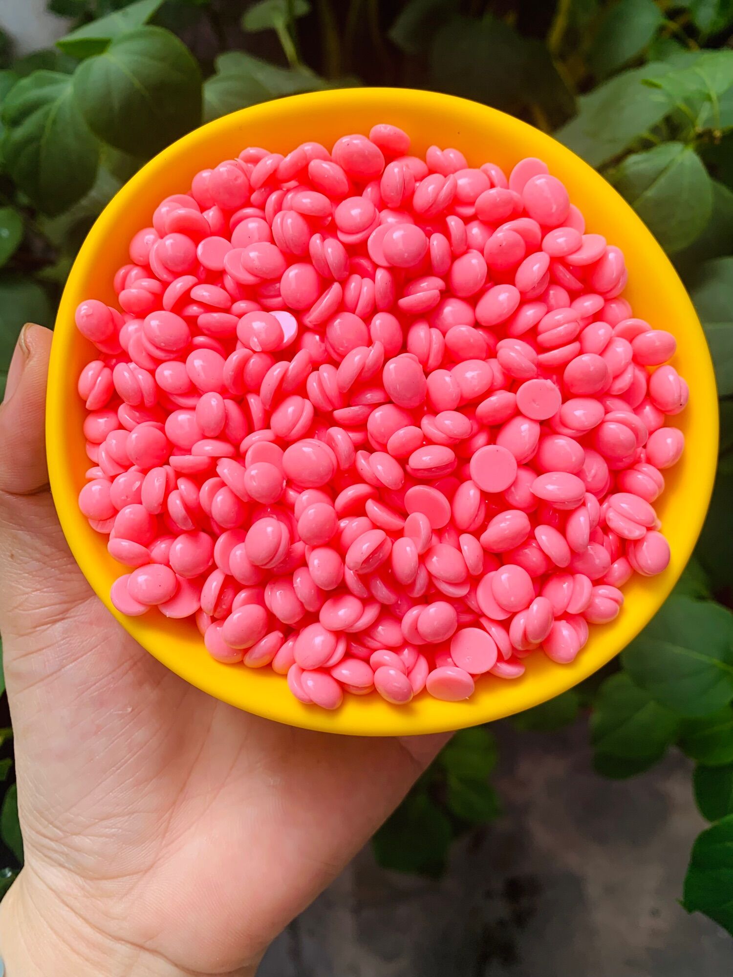 Sáp wax lông nóng dừa hồng siêu bám lông hương thơm