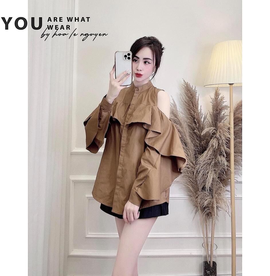 Áo khoét vai kiểu mới dưới 55kg