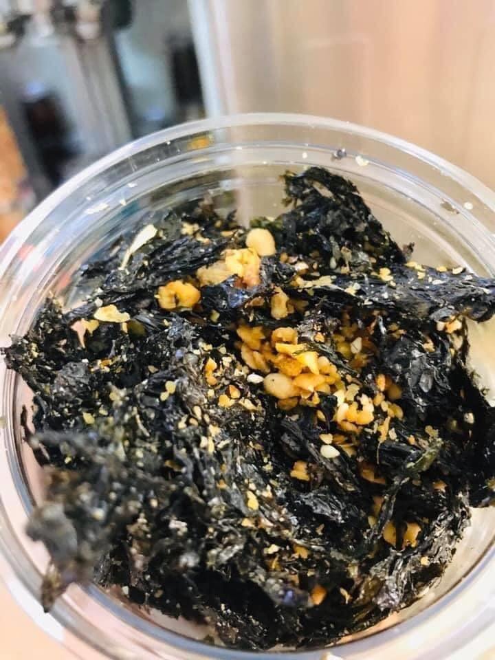 rong biển cháy tỏi mè 200g