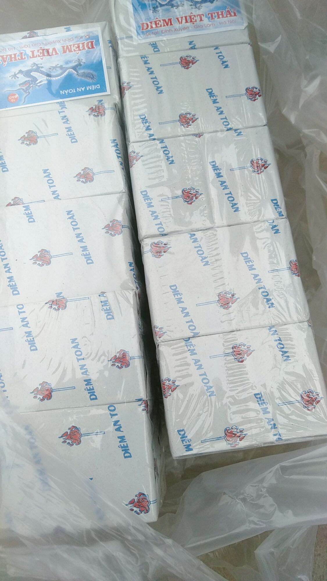 Diêm Việt Thái đóng muối lộc 60k/100 hộp diêm