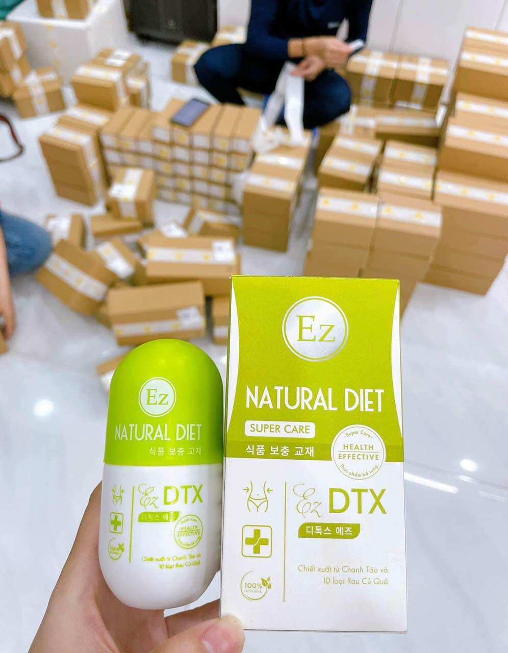 Viên uống giảm mỡ bụng Detox EZ giảm mỡ bụng X9 Chính Hãng