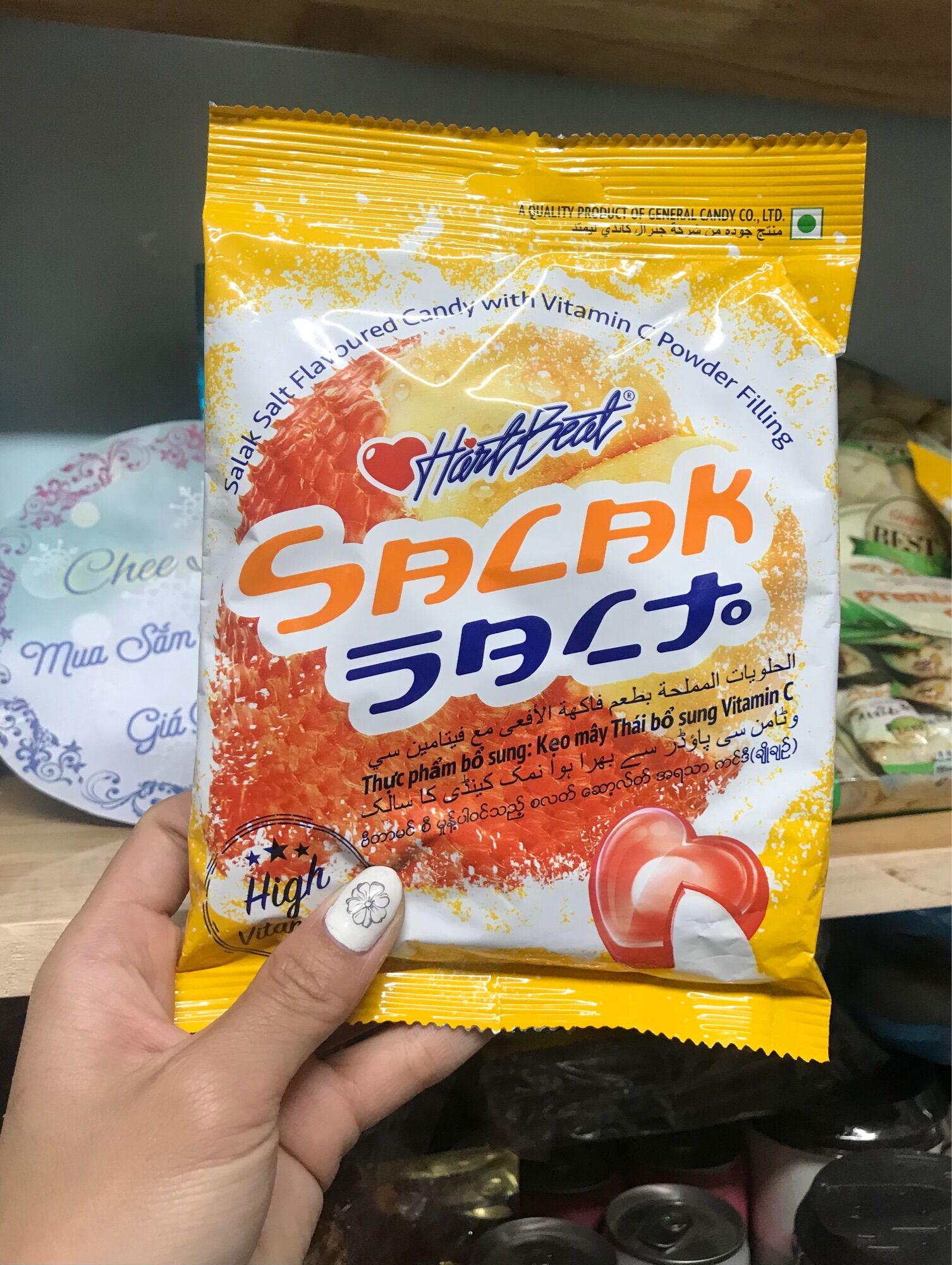 Kẹo mây muối thái lan 120g
