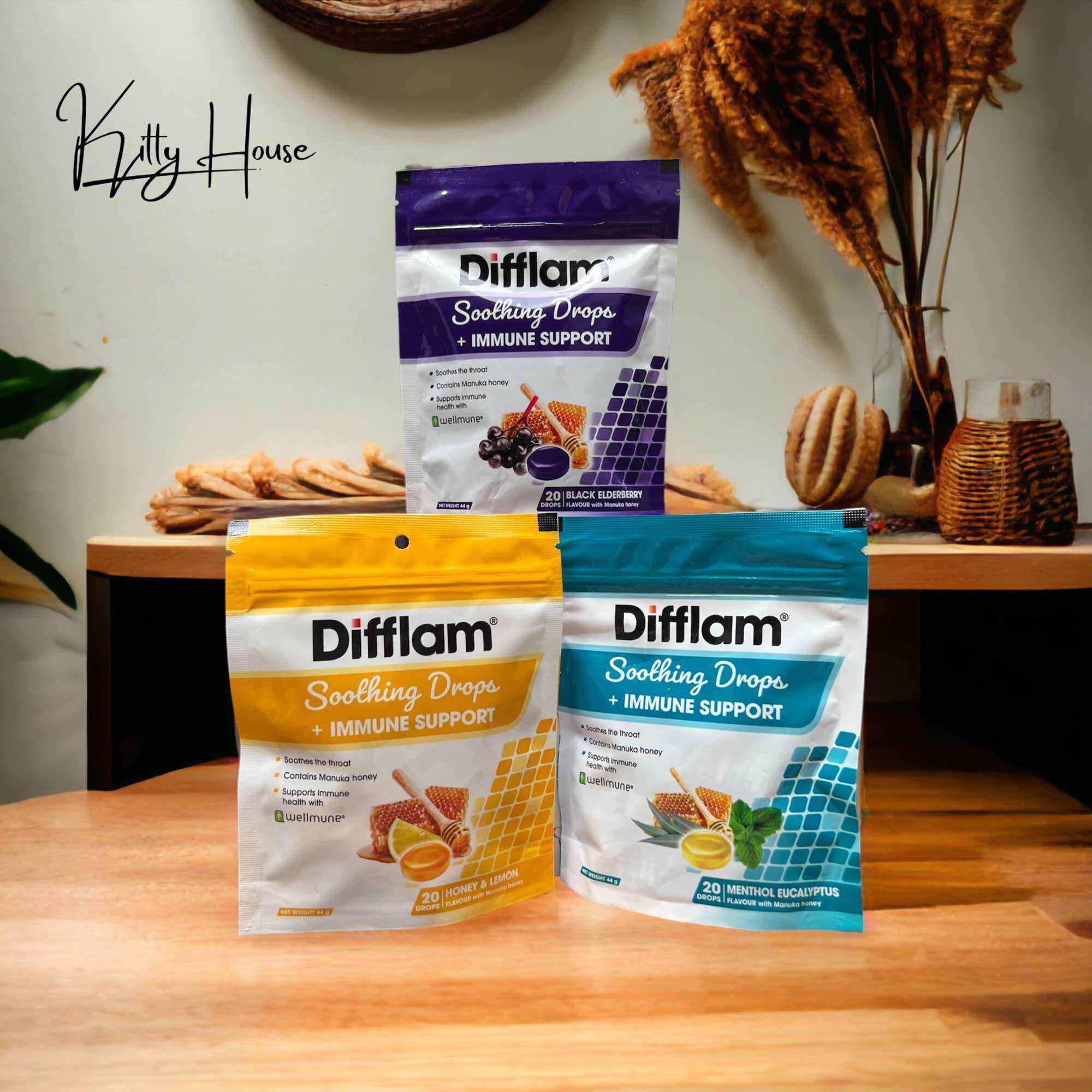 KẸO NGẬM HO DIFFLAM GÓI 20 VIÊN & 42 VIÊN