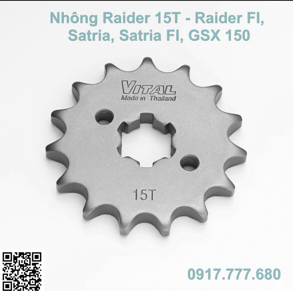 Nhông raider / raider fi / satria / satria fi / gsx 150 428-13 - 14 - 15 -16-17 chuẩn 428 nhông sên dĩa vital chính hãng
