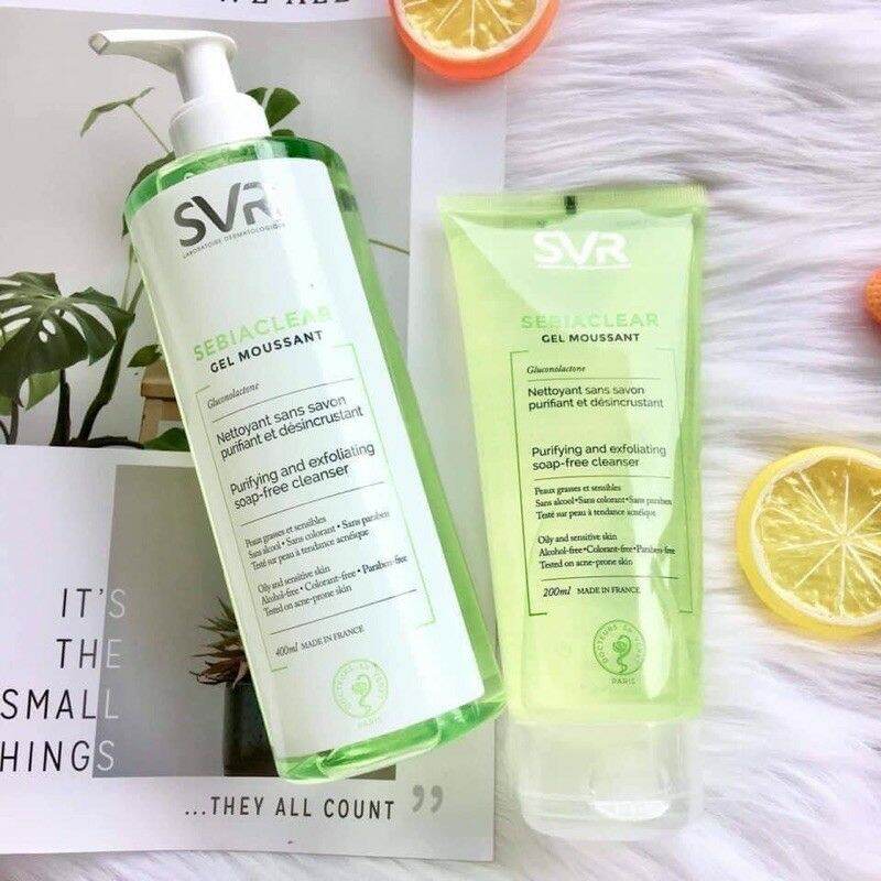 Sữa rửa mặt SVR Sebiaclear Gel Moussant cho da dầu 400ml