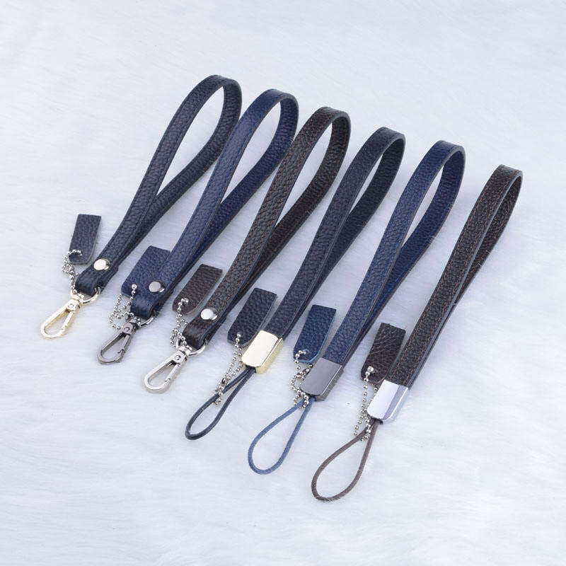 Túi Da Thật Kèm Dây Đeo Cổ Tay Phụ Kiện Ví Tiền Dây Đeo Tay Cầm Tay Nam Nữ Dây Đeo Tay Xách Tay Có Móc Cài Dây Đeo Mua Riêng Thay Thế