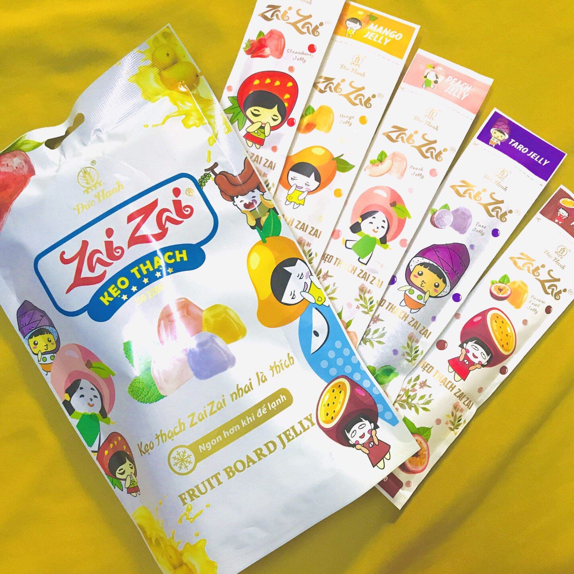 Thạch zai zai đức hạnh 1kg mix đủ vị