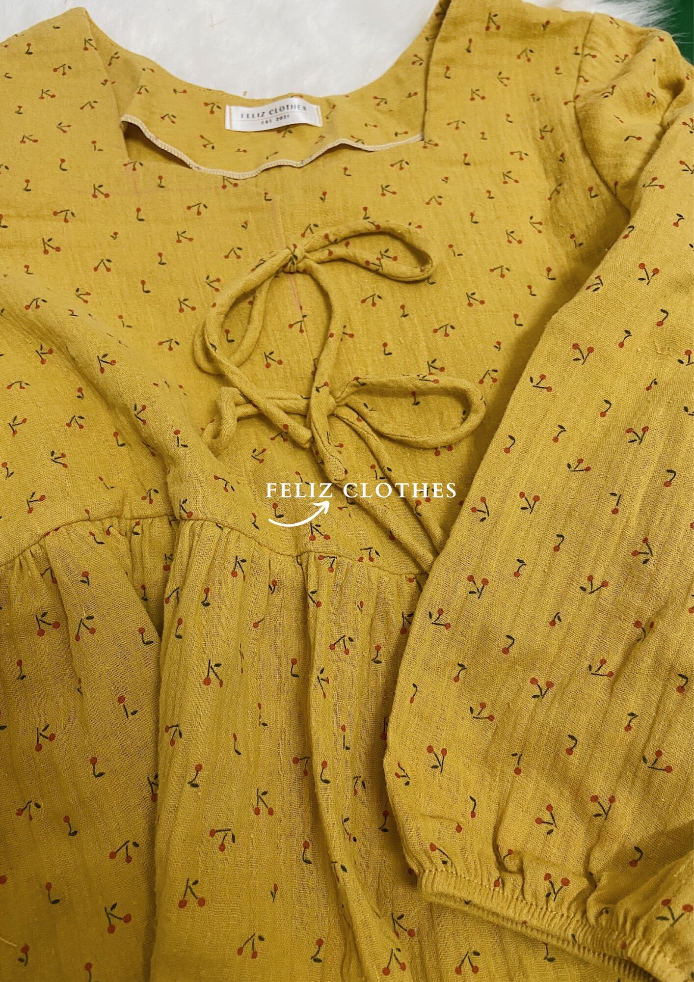 Áo baby doll xô muslin