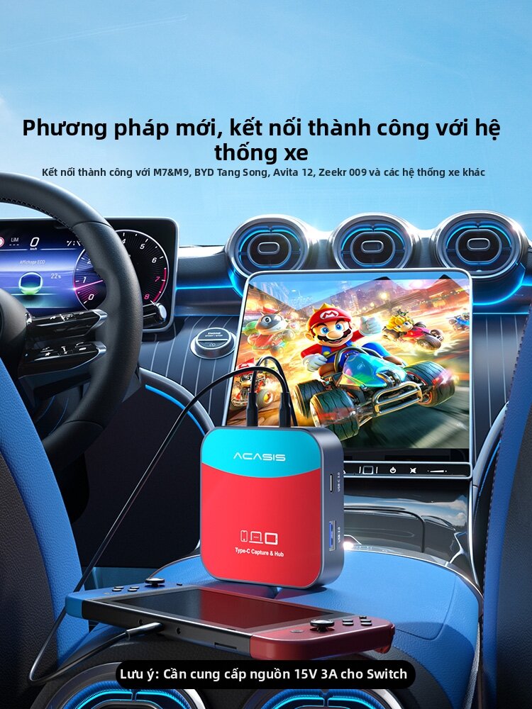 ACASIS | Game Expansion Dock for Switch Video Capture and Streaming Giá 1,307,000 Đồng*Miễn phí vận chuyển