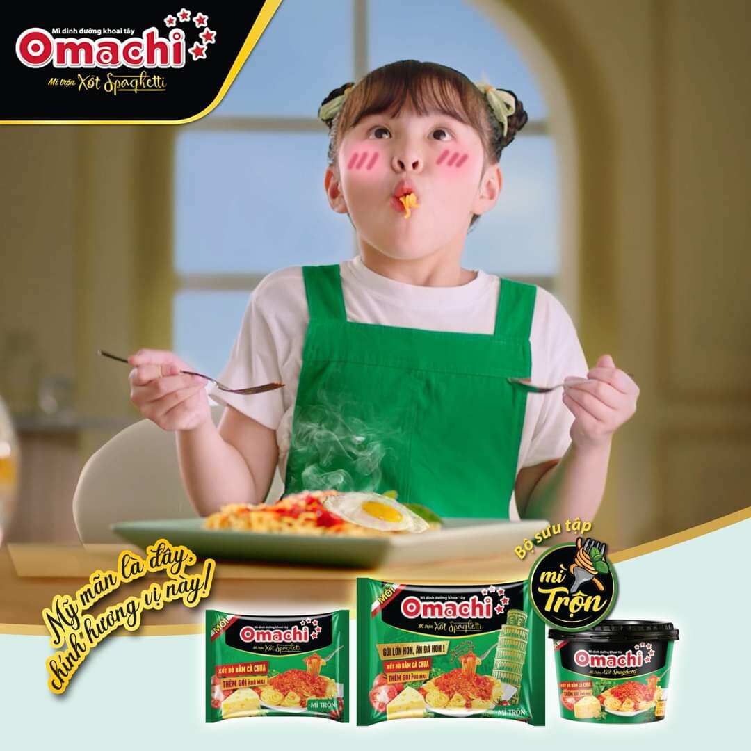mì omachi xốt spaghetti (30 gói ×90g)