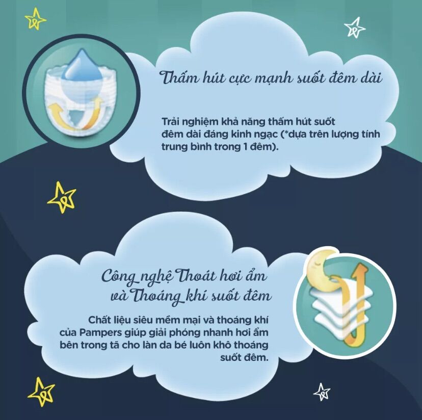 Bỉm/ Tã quần Pampers ngon giấc L30