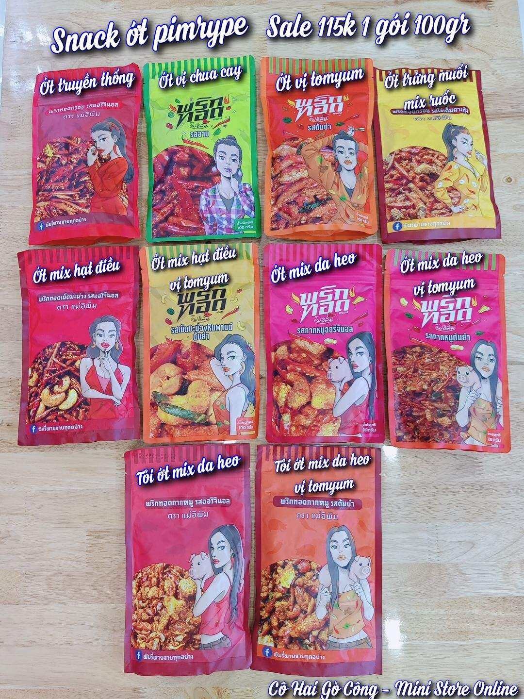 ỚT CHIÊN GIÒN MAE PIM THÁI LAN