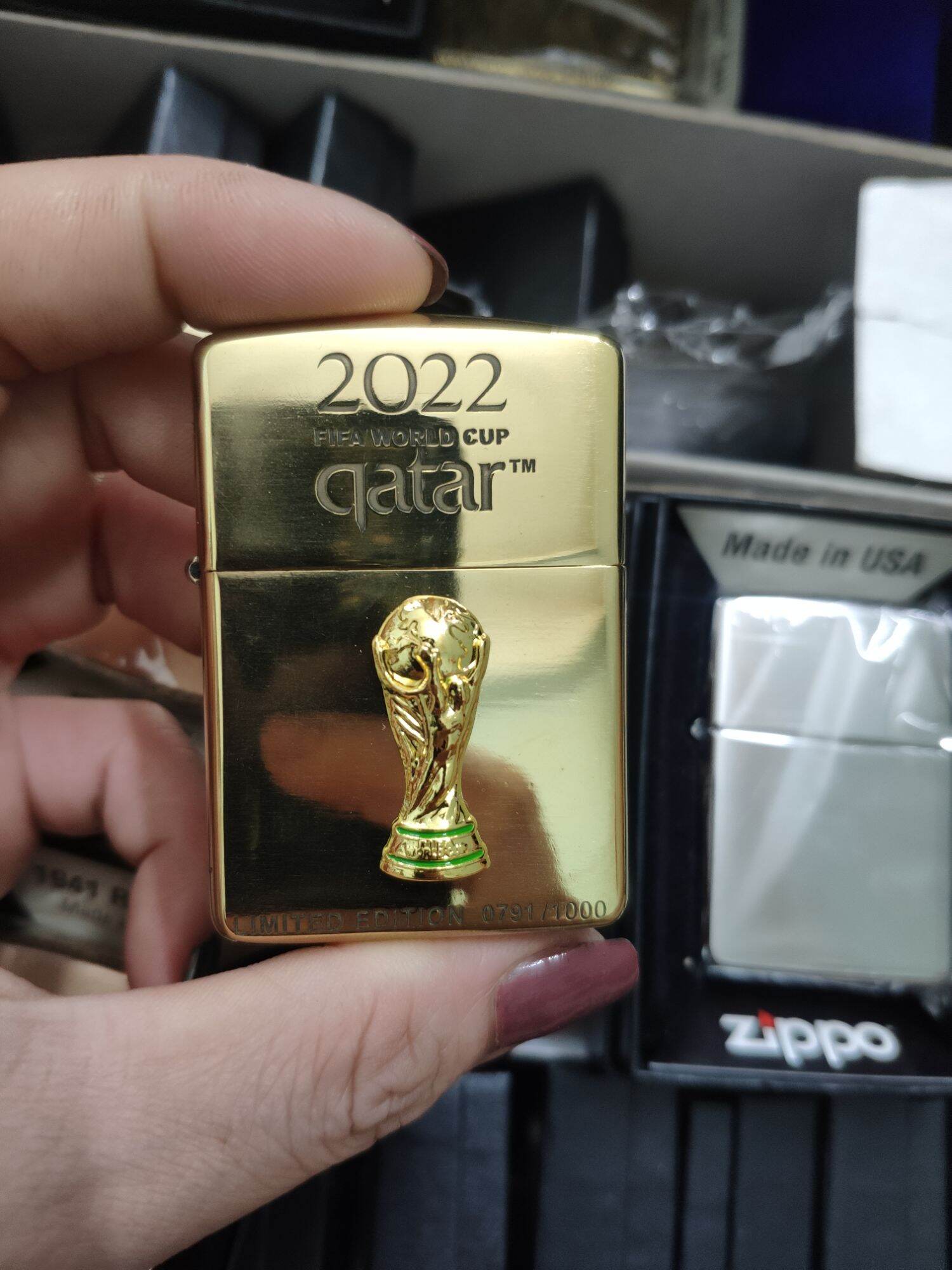 ZIPPO WORLD CUP QATAR 2022 AMOR | Lazada.vn