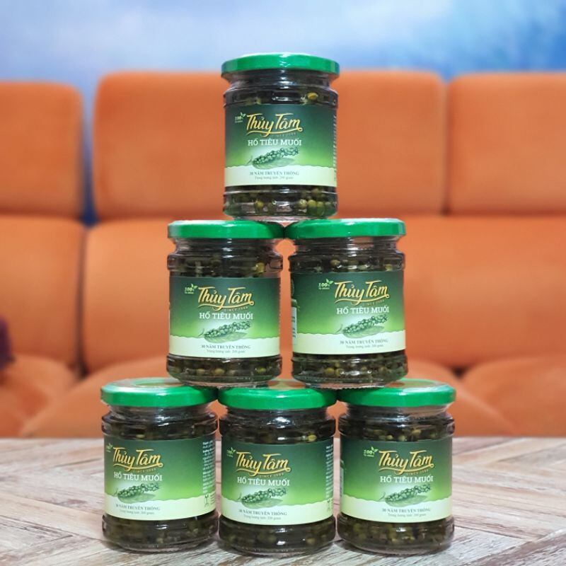 Hồ tiêu muối Thủy Tâm lọ 200gram