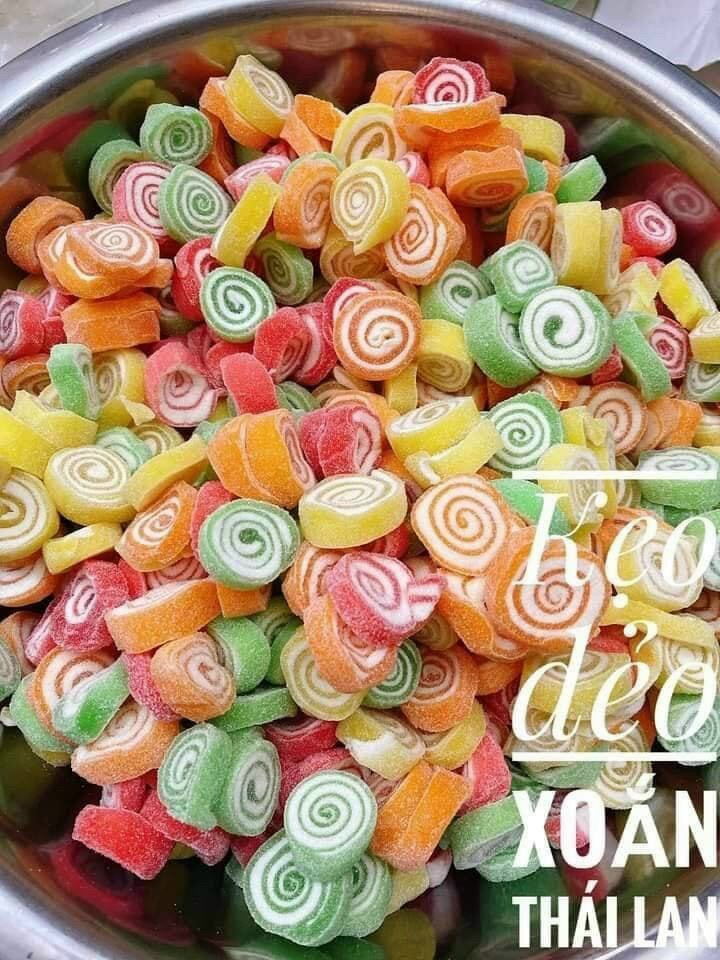 Kẹo dẻo xoắn thái lan 500gr