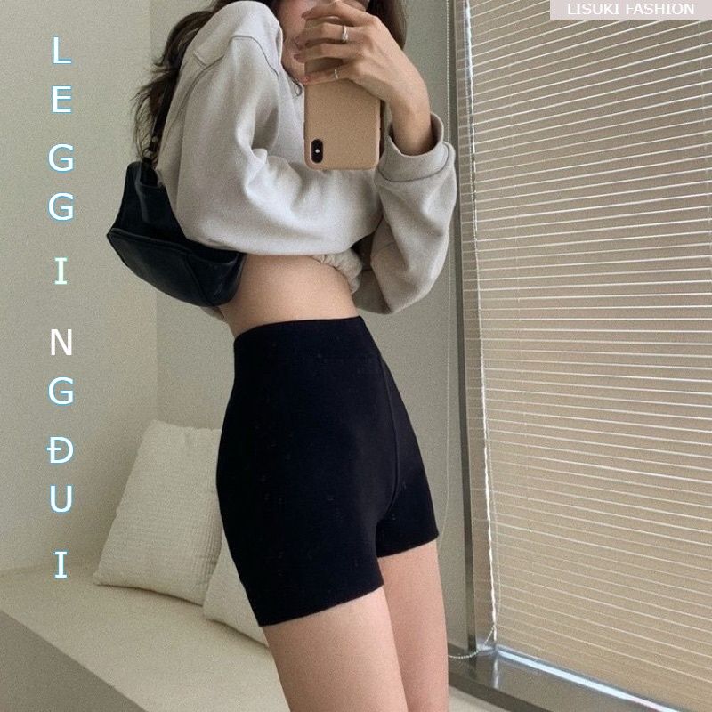 Quần Legging Đùi Nữ Short body dáng ôm Co Giãn 4 chiều vải dày dặn, boxer ngắn phong cách thể thao cá tính