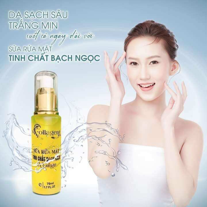 SỮA RỬA MẶT NCOLLAGEN sạch da kiềm dầu
